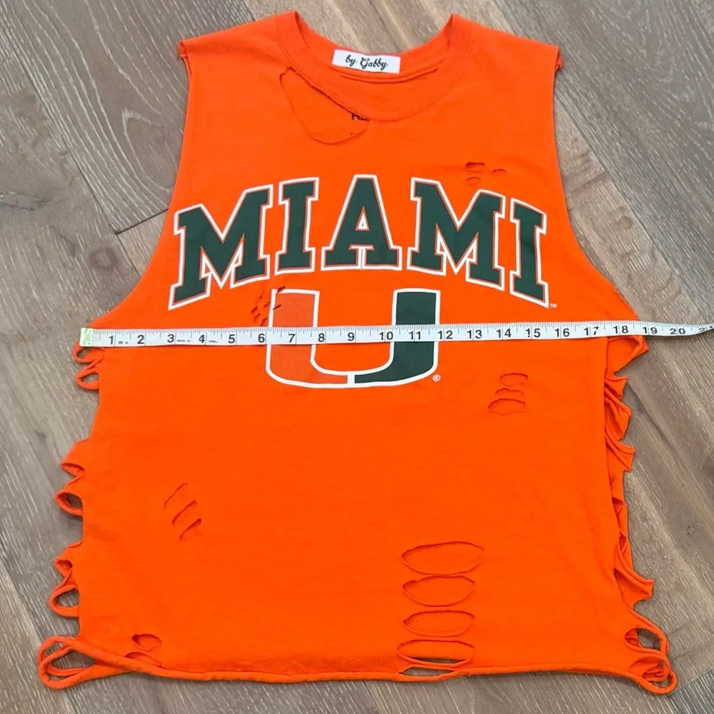 University of Miami Logo Tailgating Tee - Picture 5 of 6